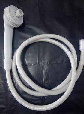 简易老式电热水器配件喷头带开 关无压储水式热水器淋浴头花洒软