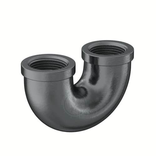 Low-Pressure,Iron,180 Degree Bend Connector,1/2 NPT Female