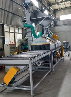 抛丸机出口供应铝型材前处理通过式抛丸机设备生产专业的