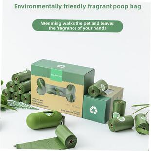 Pet Waste Bag Holder Dispenser Biodegradable Dog Poop Bags