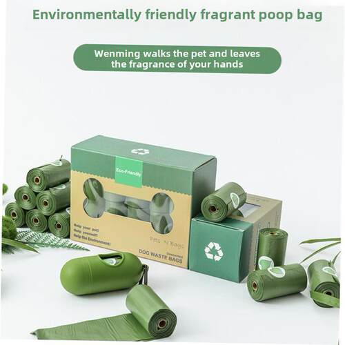 Pet Waste Bag Holder Dispenser Biodegradable Dog Poop Bags
