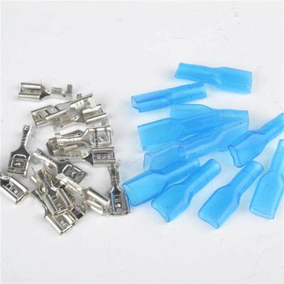 4.8mm Crimp Terminal 100pcs Female Spade Connector with 100p