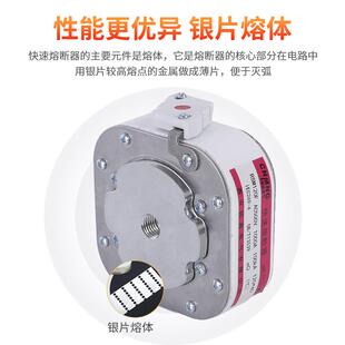新能源电动汽车直流熔断器 RSM120F系列充电桩熔断器AC500V1000A