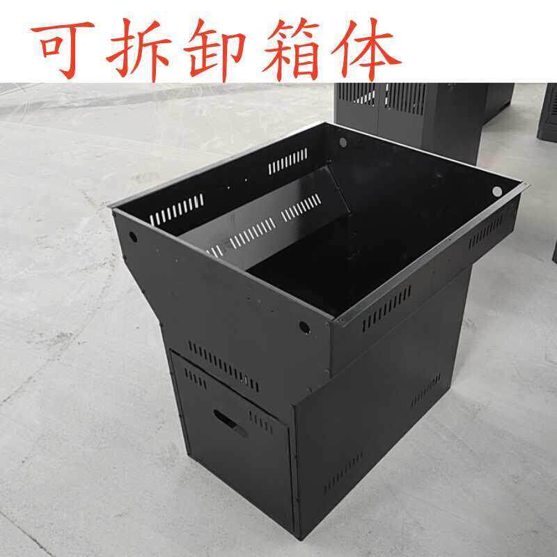 铁艺火锅桌箱体定制烧烤岩板餐桌腿架子脚烤肉柜子拆卸支架底座