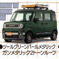 限购5/8月预定 1/64PLUS DAMD Spacia Gear铃木小车模型