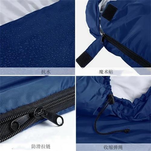 电商热销野营专用丝棉睡袋 轻量睡袋工厂直销信封睡袋
