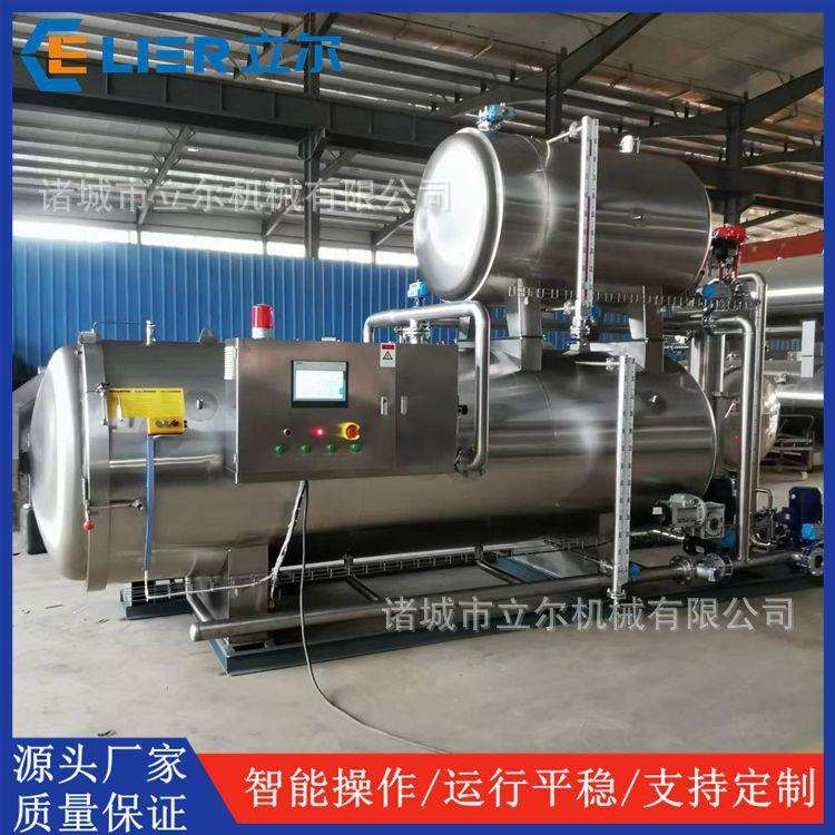 真空包装烧鸡酱鸭肉制品水浴杀菌锅鸭蛋熟食全自动杀菌锅