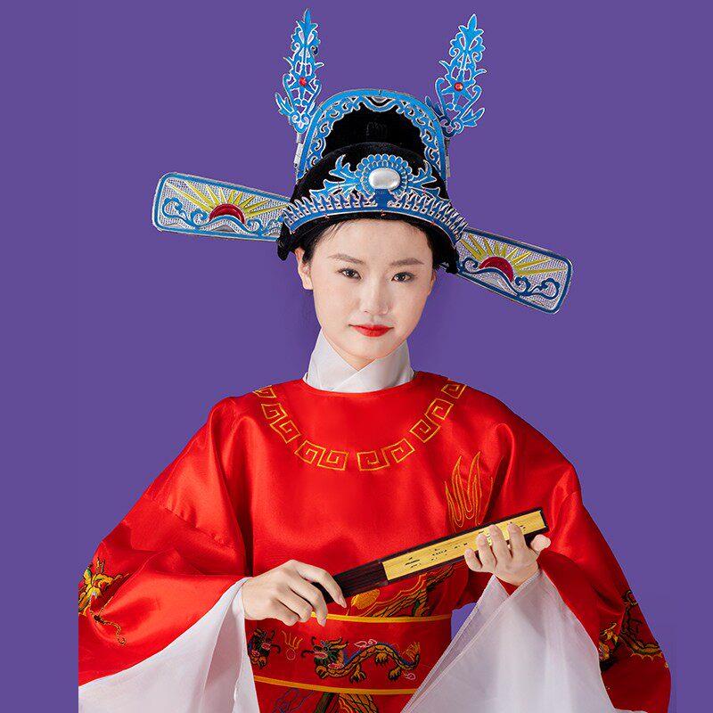 中秋饼1号元帽1号元服1号元帽新郎帽中国婚礼中上元夏马饼1号元