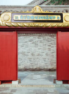 2026慧宝铜过门咒门贴咒藏族用品十相自在墙贴