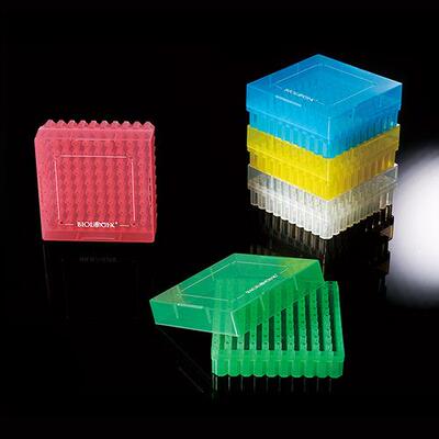 Biologix/巴罗克2英寸81格PP冷藏盒冻存盒81格冷冻盒90-9081