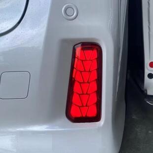 埃尔法ALPHARD威尔法VELLFIRE30系LED后杠流光方向灯保险杆煞车灯