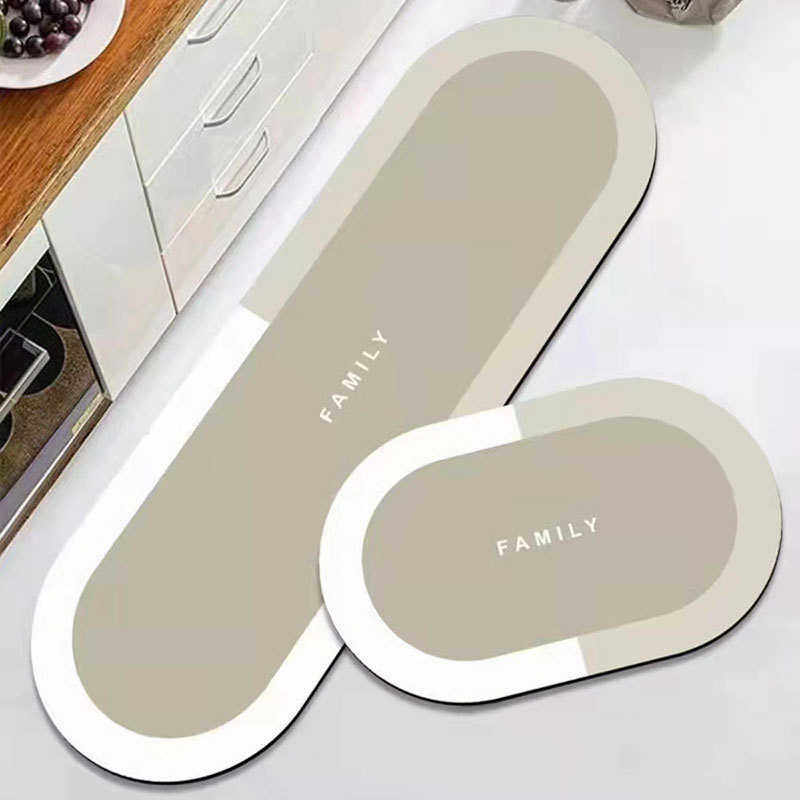 外贸批发厨房两件套吸水吸油地垫简约家用耐脏防滑地毯长条软垫,居家布艺,地毯,淘宝优惠券,粉丝福利购,淘宝优惠卷