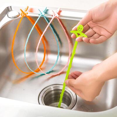 Smiley Face Hair and Fur Remover, Drain and Toilet Plunger,