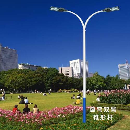 双臂路灯LED市电路灯6米8米市政道路城市公路道路照明灯