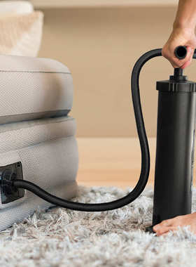 充打气筒气泵抽便携家用intex大号充床垫户外橡皮艇游泳池游泳圈