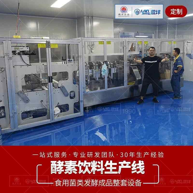 南洋酵素饮料生产线 全自动果蔬液体加工生产设备 自动定量灌装线