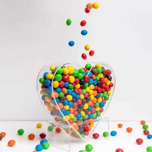 心型有机玻璃花瓶现代亚克力壁挂或桌面花盆架家居装饰品