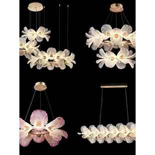 中山灯2025典雅 客厅和卧室无障碍豪华水晶餐厅吊灯简单现代斯堪