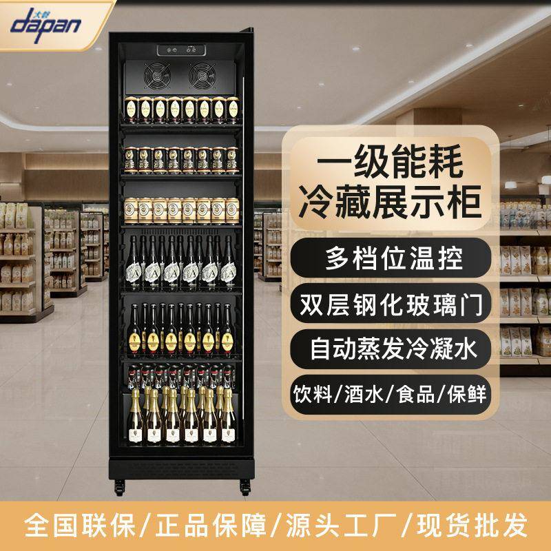 大磐压缩机饮料冷藏冷柜商超便利店饮品柜分层保鲜陈列商用展示柜