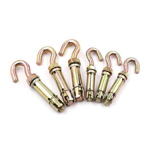 秋千重型固定螺栓壁虎配件室内外钩挂螺丝吊钩四片吊环环膨胀挂