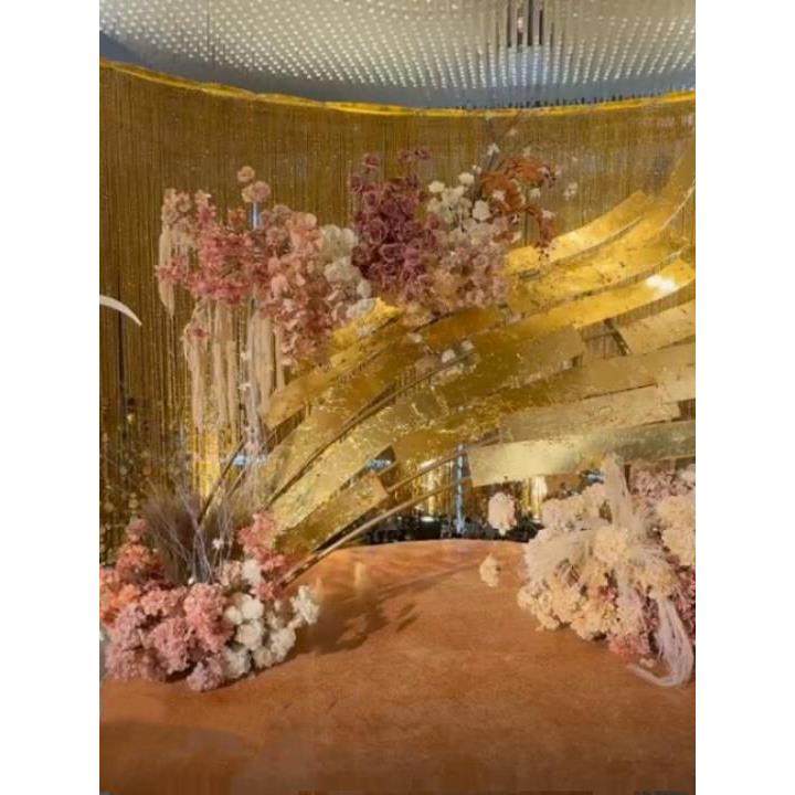 【定制多颜色】银丝线帘婚庆高级感舞台搭建吊顶圆环装饰小众道具,居家布艺,线帘,淘宝优惠券,粉丝福利购,淘宝优惠卷