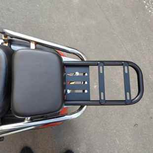 新国标电动车改装后货架加长后支架后坐垫延长座包鞍座后尾箱配件