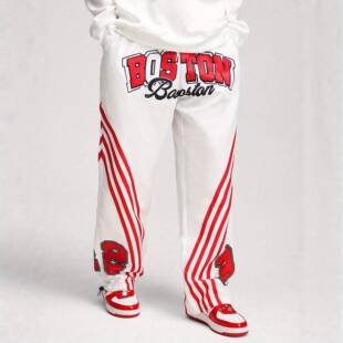 Men's Y2K Gothic Print Belted Joggers