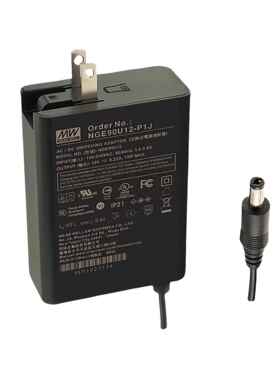 明纬电可源NGE65E18-P1J欧版壁挂式663换头插90W适配器