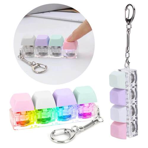 4 Keys Mechanical Keyboard Axis Tester DIY Fidget Button Key