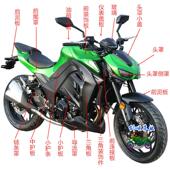 N19外壳全套护板国威400装 外壳配件 饰板大力神导流罩嘉爵摩托原装