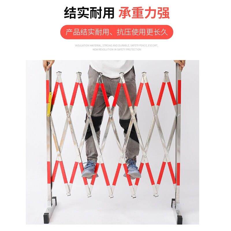 折叠门拱门可移动防护栏警戒简易安全不锈钢伸缩围栏加厚门应急