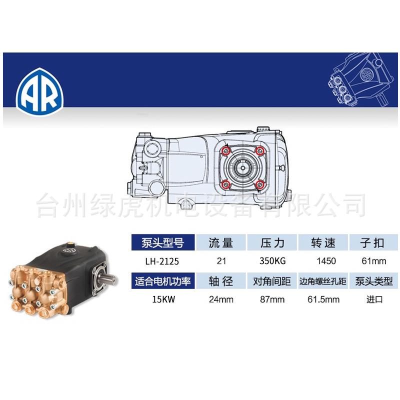 意大利进口AR 型号RG21.25超高压洗车水泵清洗机工业管道疏通