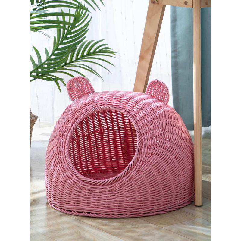 猫窝手工藤编四季通用大型猫咪宠物窝半封闭式可水洗夏季透气凉窝,宠物/宠物食品及用品,狗窝/屋/帐篷/沙发,淘宝优惠券,粉丝福利购,淘宝优惠卷