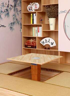 榻米升手动榻榻降机手动和室地榻榻米手动升榻降桌手台动降升台