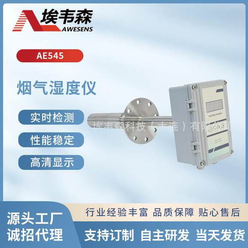 烟气湿度仪砂芯烘干玻璃纤维湿度监测原位式含湿量检测仪检测设备