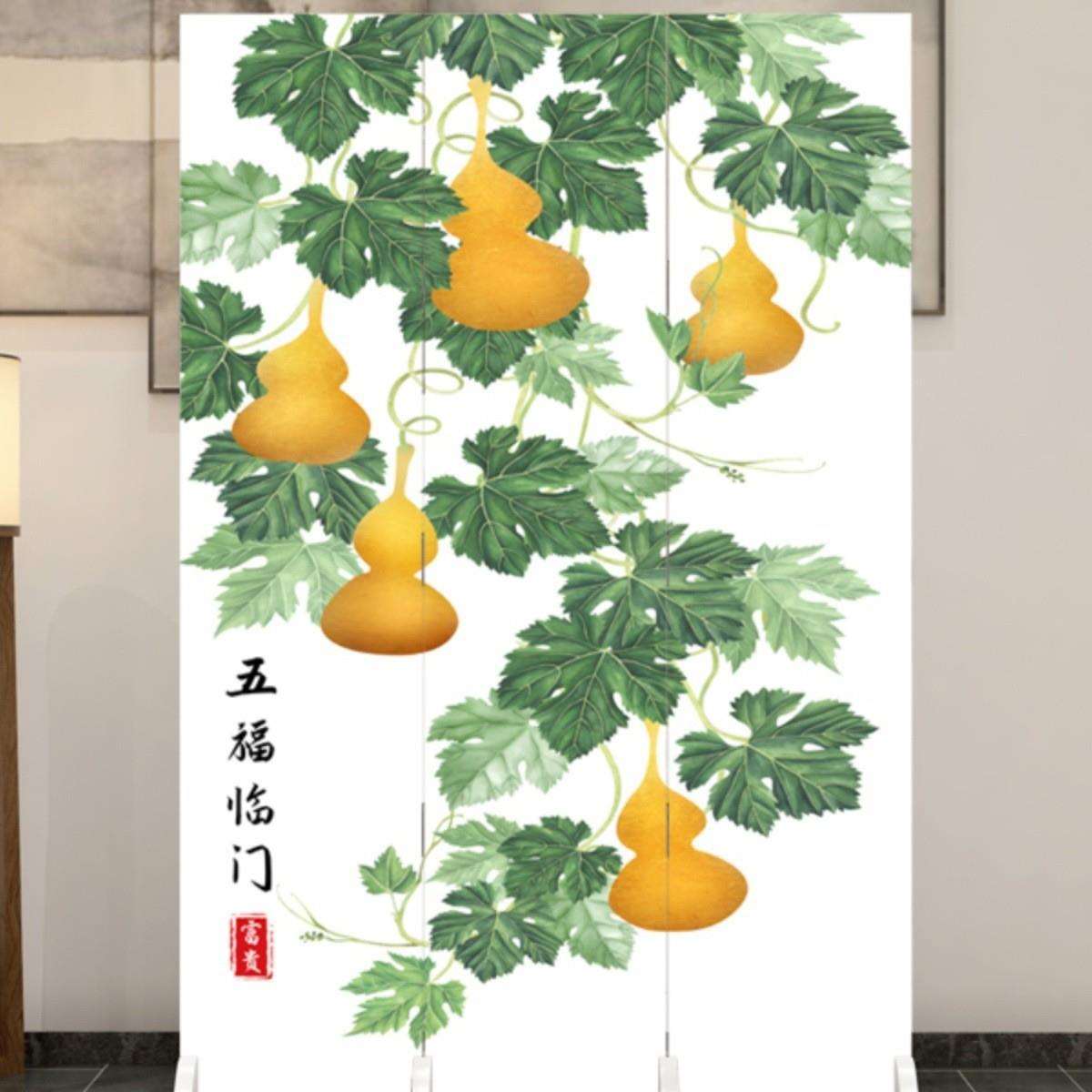 中式屏风隔断客厅折叠移动家用卧室卫生间进门遮挡办公室简易隔板