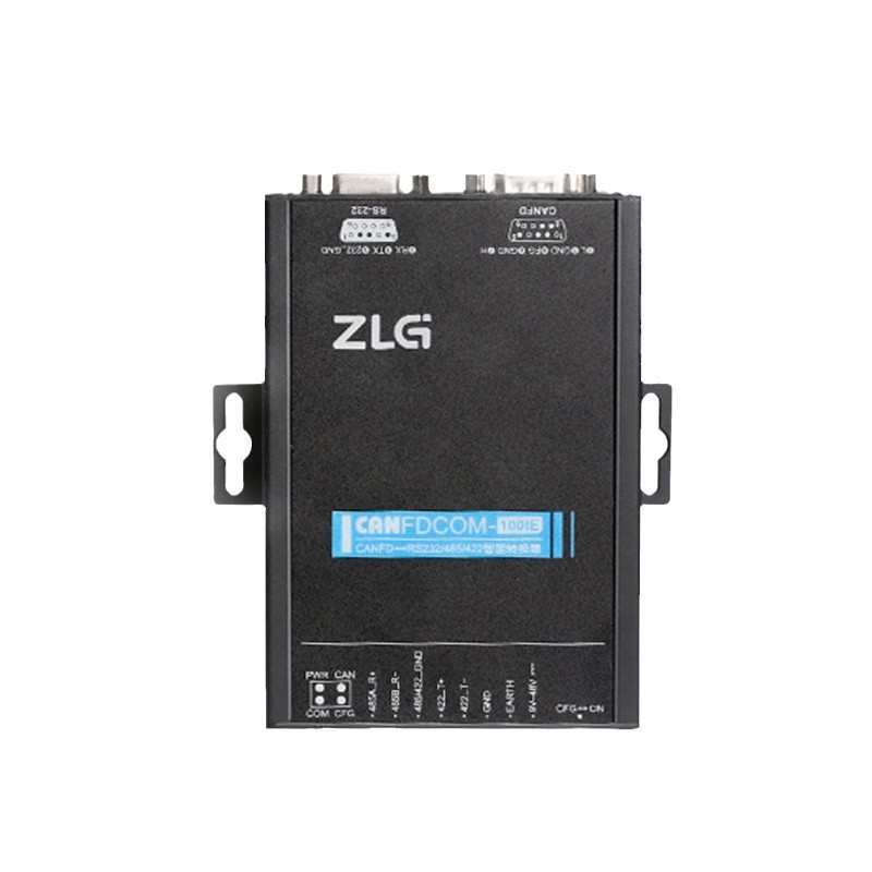 ZLG致远电子RS232/485/422串口转CANFD接口模块CANFDCOM/SM-100IE