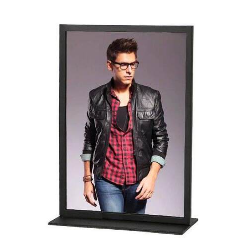 Metal A4 Double-sided Table Advertising Display Stand