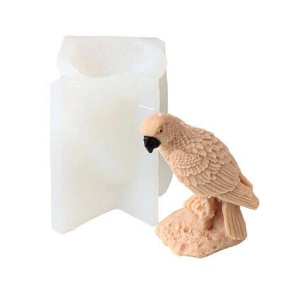Standing Owl Silicone Moulds Plaster Molds Animal Molds