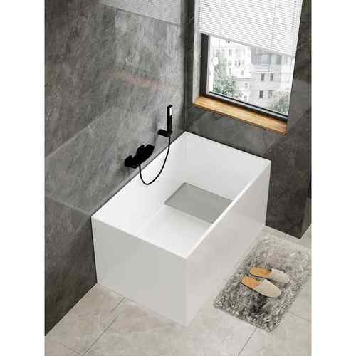 家用小户型尺寸定制贴合墙壁独立式深泡移动日式方形泡澡成人浴缸