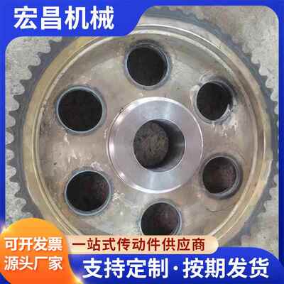 双节距轮传动单排双排齿轮节距50.8轴承工锈业链孔不WCX钢输送链