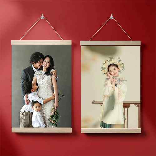 来图定制个人写真摄影作品宝宝结婚全家福情侣手机照片油画 画布