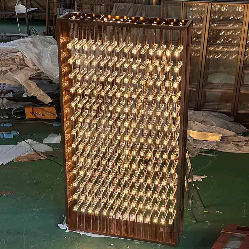 定制发光常温恒温酒柜压克力红酒架洋酒展示柜不锈钢红酒柜展示架