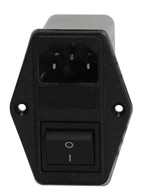 安州EMI FILTER 3A 带开关 滤波器 CW2C-3A-T F2 IEC插座式滤波器