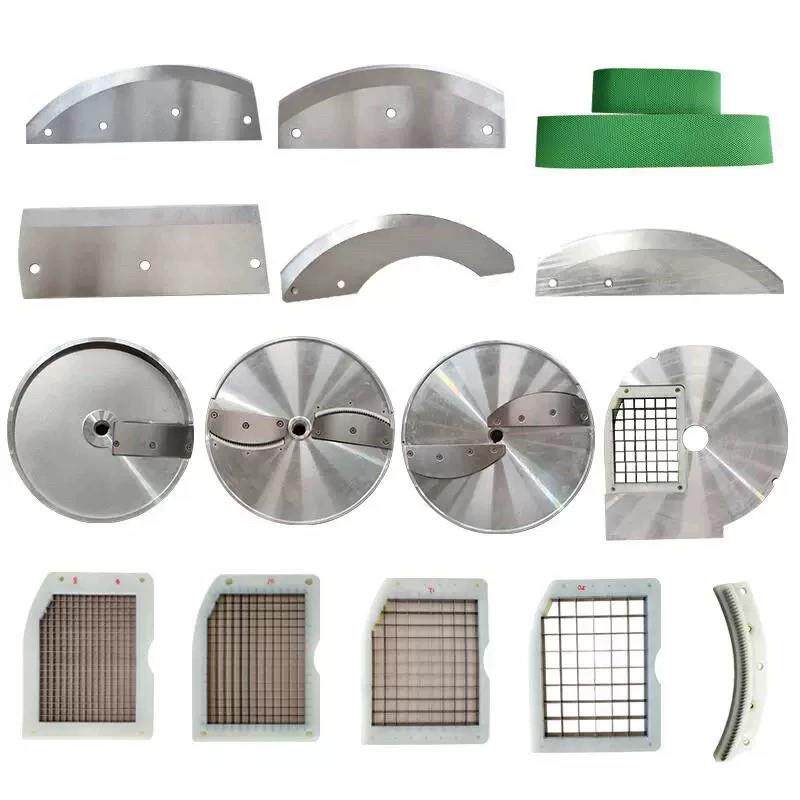 切菜机刀片801配件切片切丝大弯刀网格刀输送带丝刀盒组切丝片刀