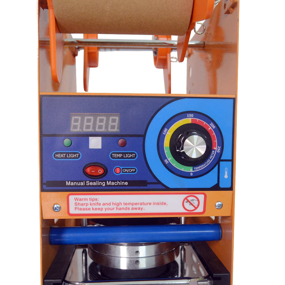 手动奶茶封杯机高杯数码封杯器手压豆浆封口机90/95口径纸塑通用