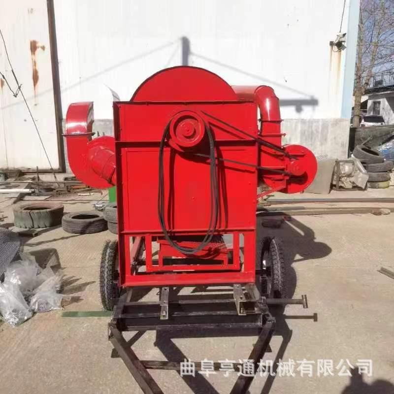 油稻脱粒OUK机柴油拖车款小型麦菜脱粒机大水多功能农用脱粒机