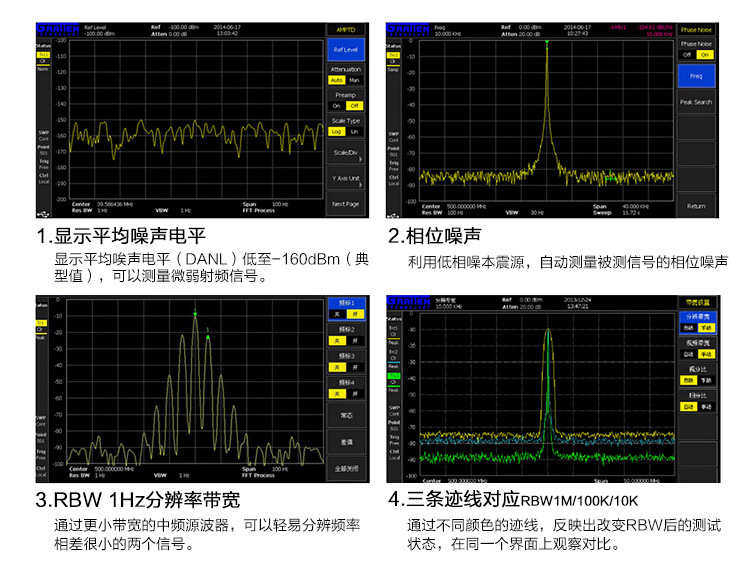 Анализаторы спектра 现货安泰信ga4033tg/4063-tg数字频谱仪测试仪9k-3ghz频谱分析仪