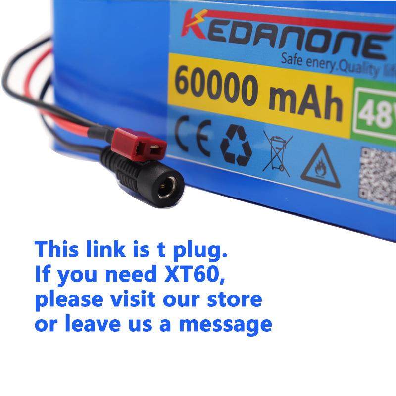 48V6h133P锂0离子电104池组S54.6v电动自A行车带BMS+充电器