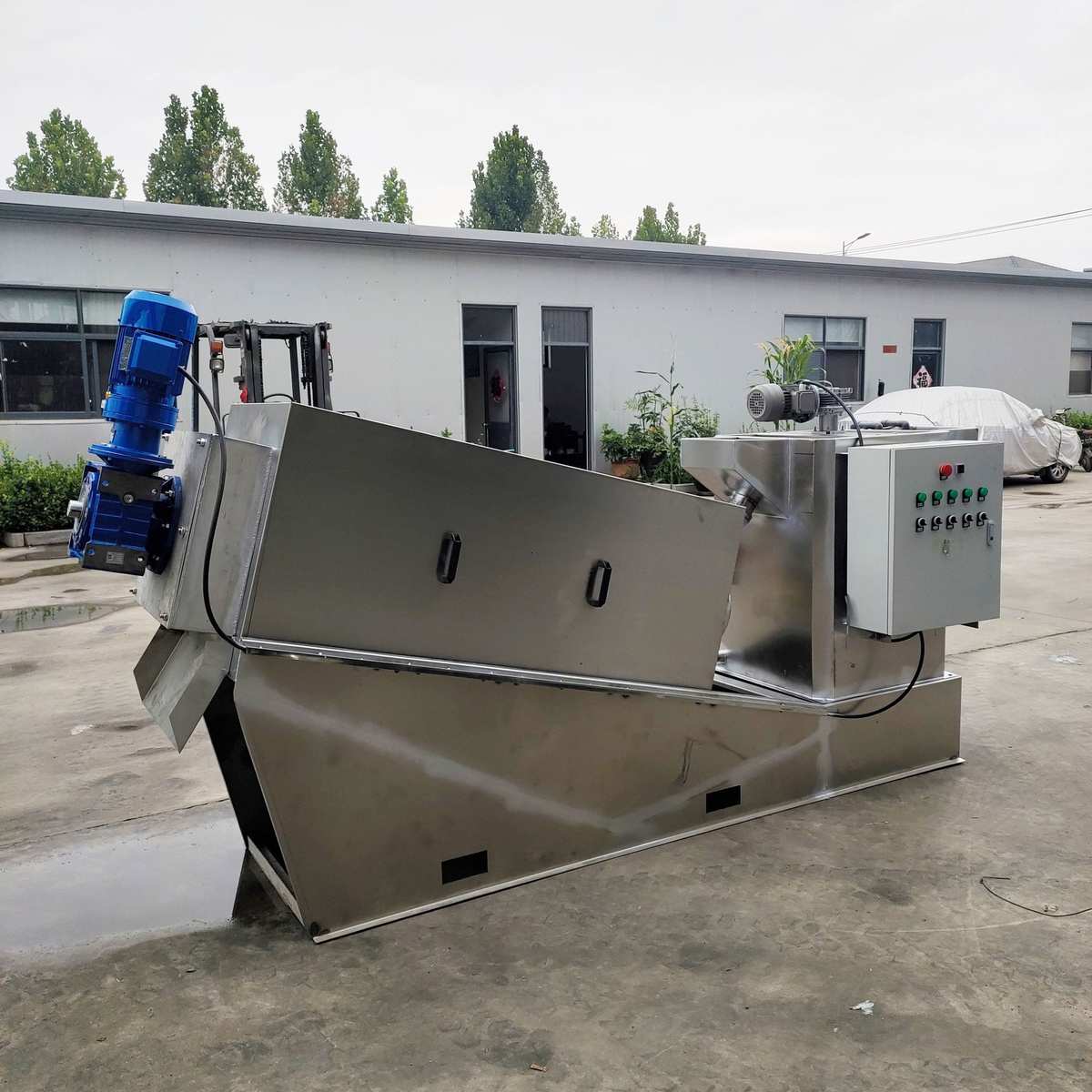 叠螺机小型叠螺机式污泥浓缩脱水机工业污水叠螺机不锈钢叠螺机